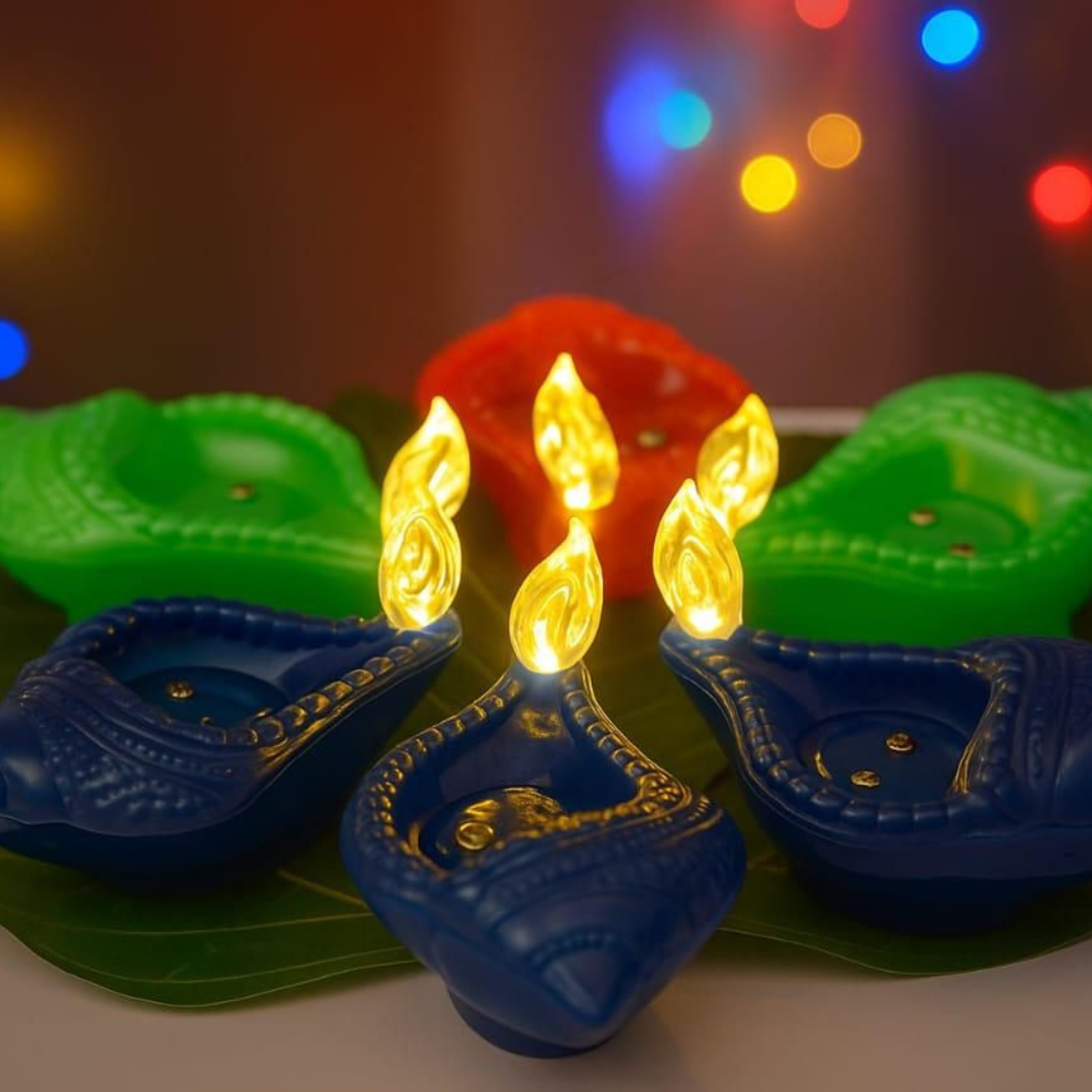 Shankh Water Sensor LED Diyas (Diwali Special)