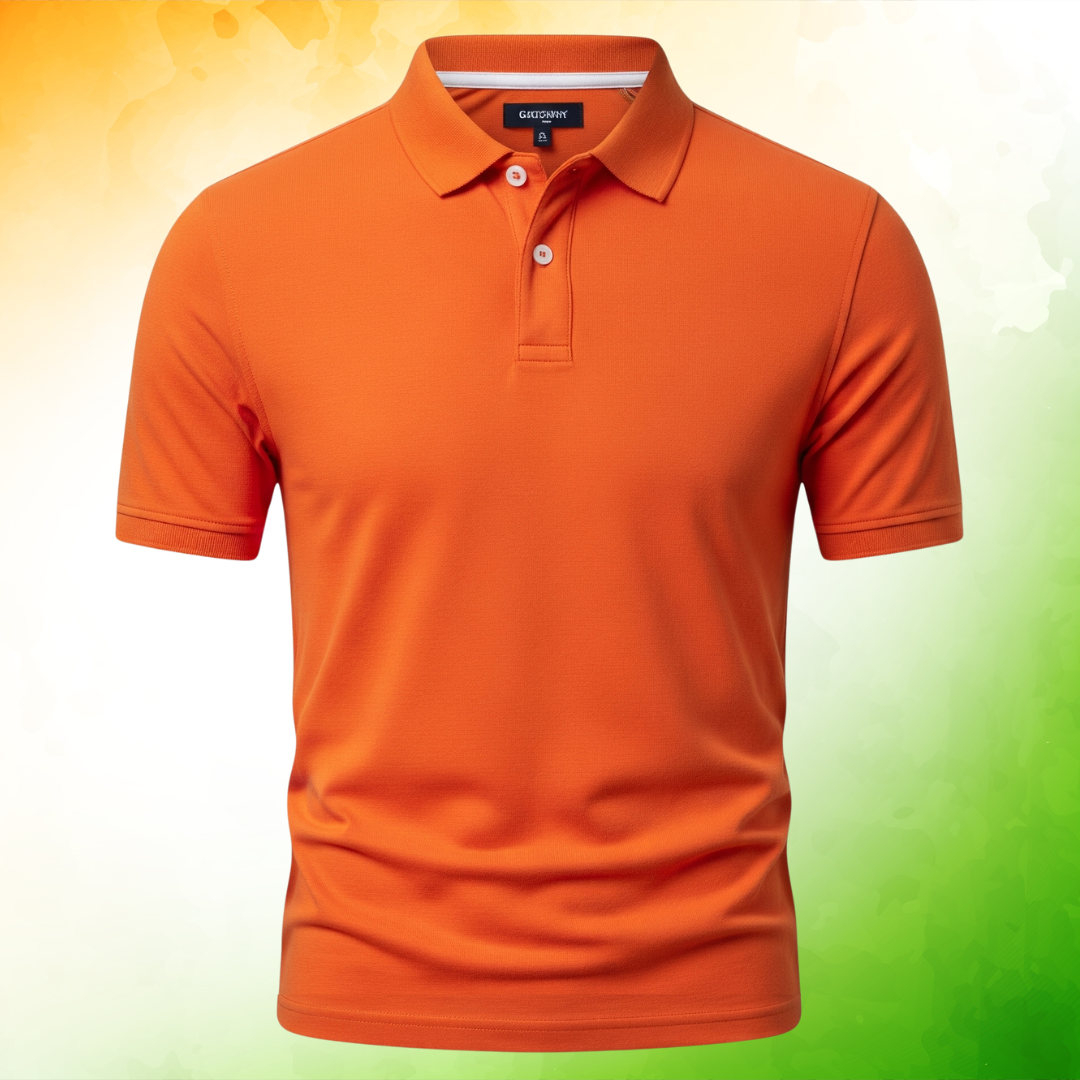 Men's Orange Polo T-Shirt (Independence Special)