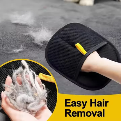 Pet Hair Removal Gloves - Washable & Reusable