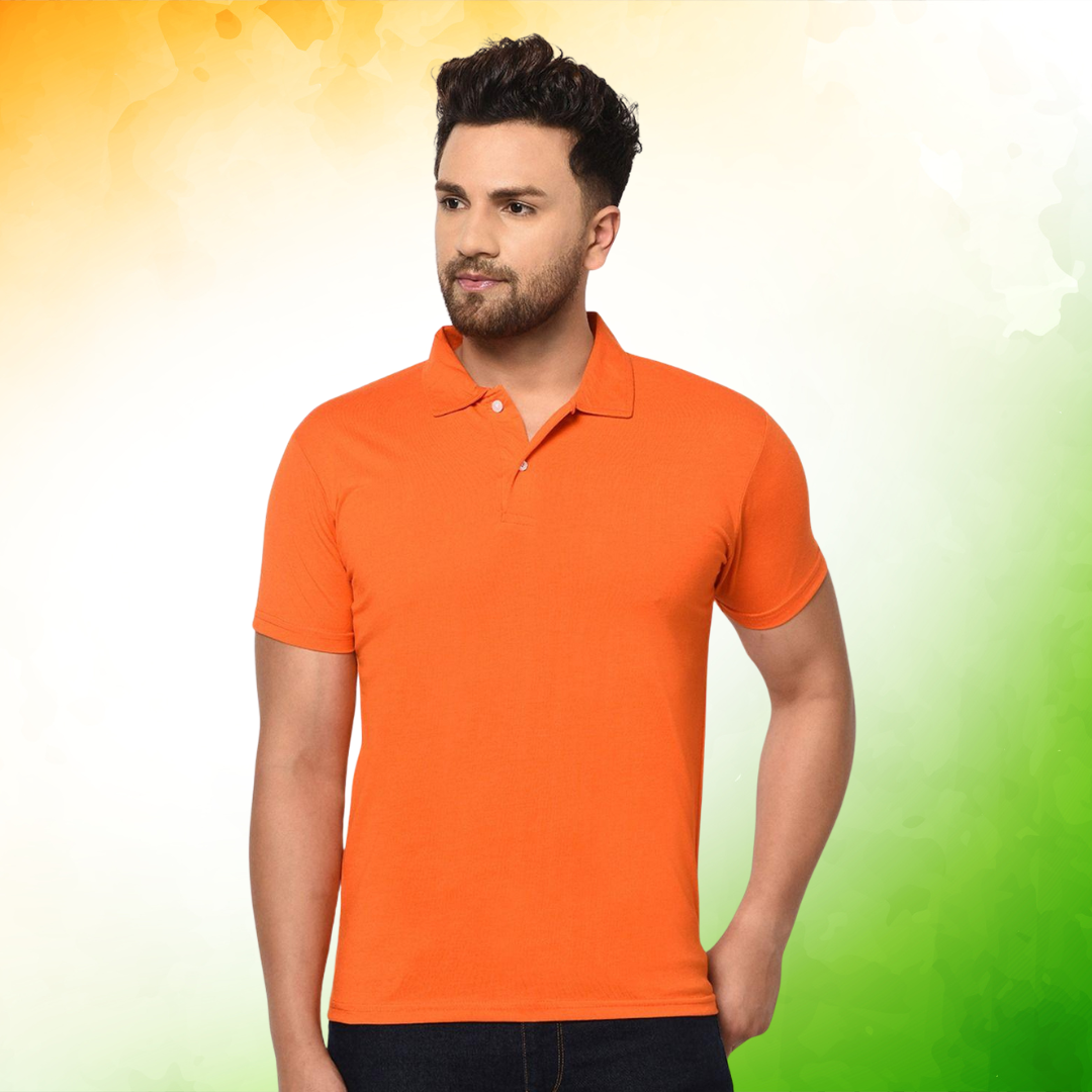 Men's Orange Polo T-Shirt (Independence Special)