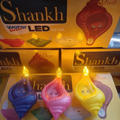 Shankh Water Sensor LED Diyas (Diwali Special)