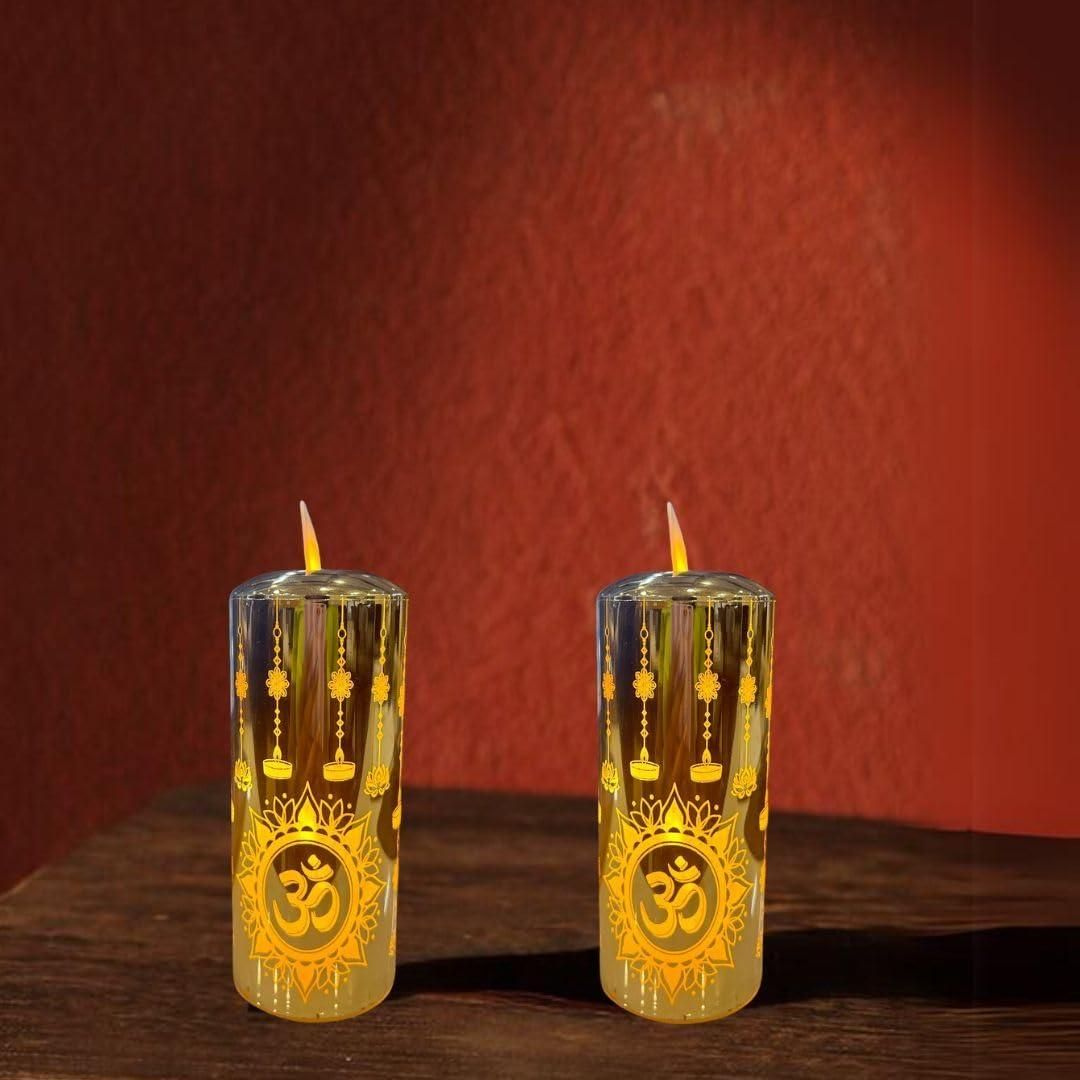 Realistic Moving Flame LED Candle (Diwali Special)