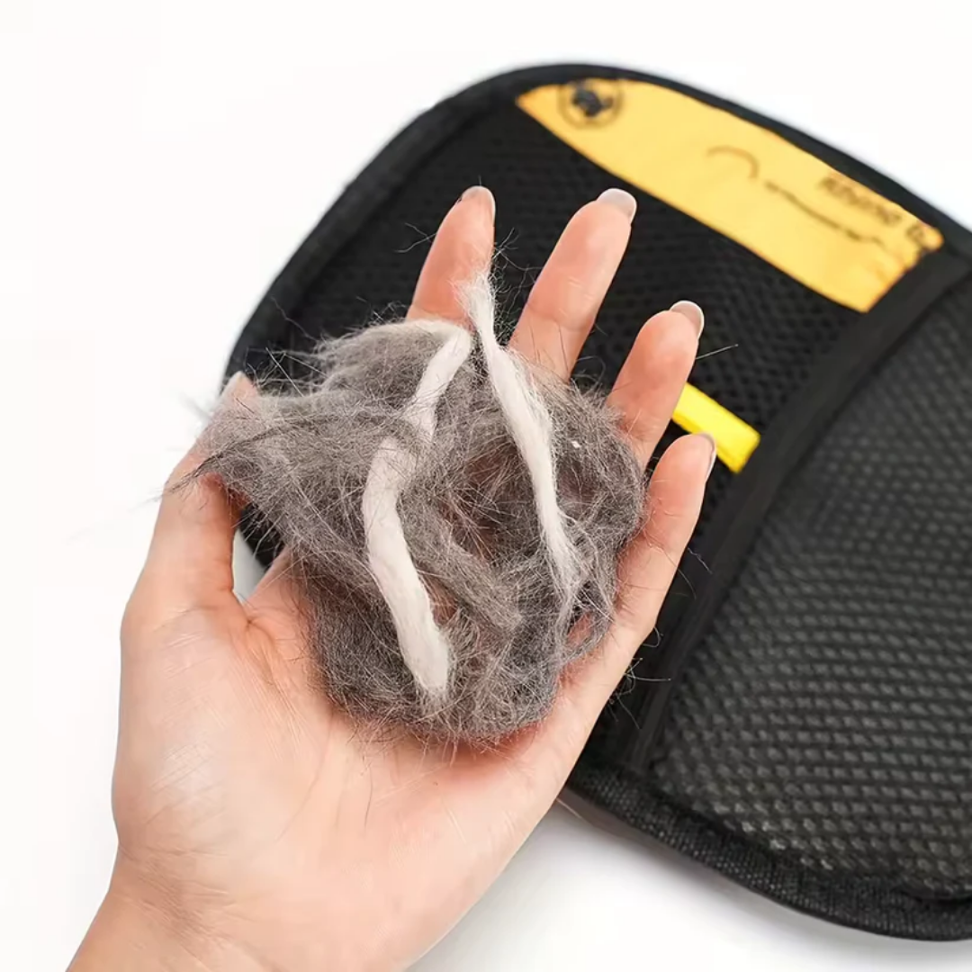 Pet Hair Removal Gloves - Washable & Reusable