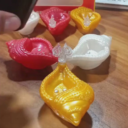 Shankh Water Sensor LED Diyas (Diwali Special)